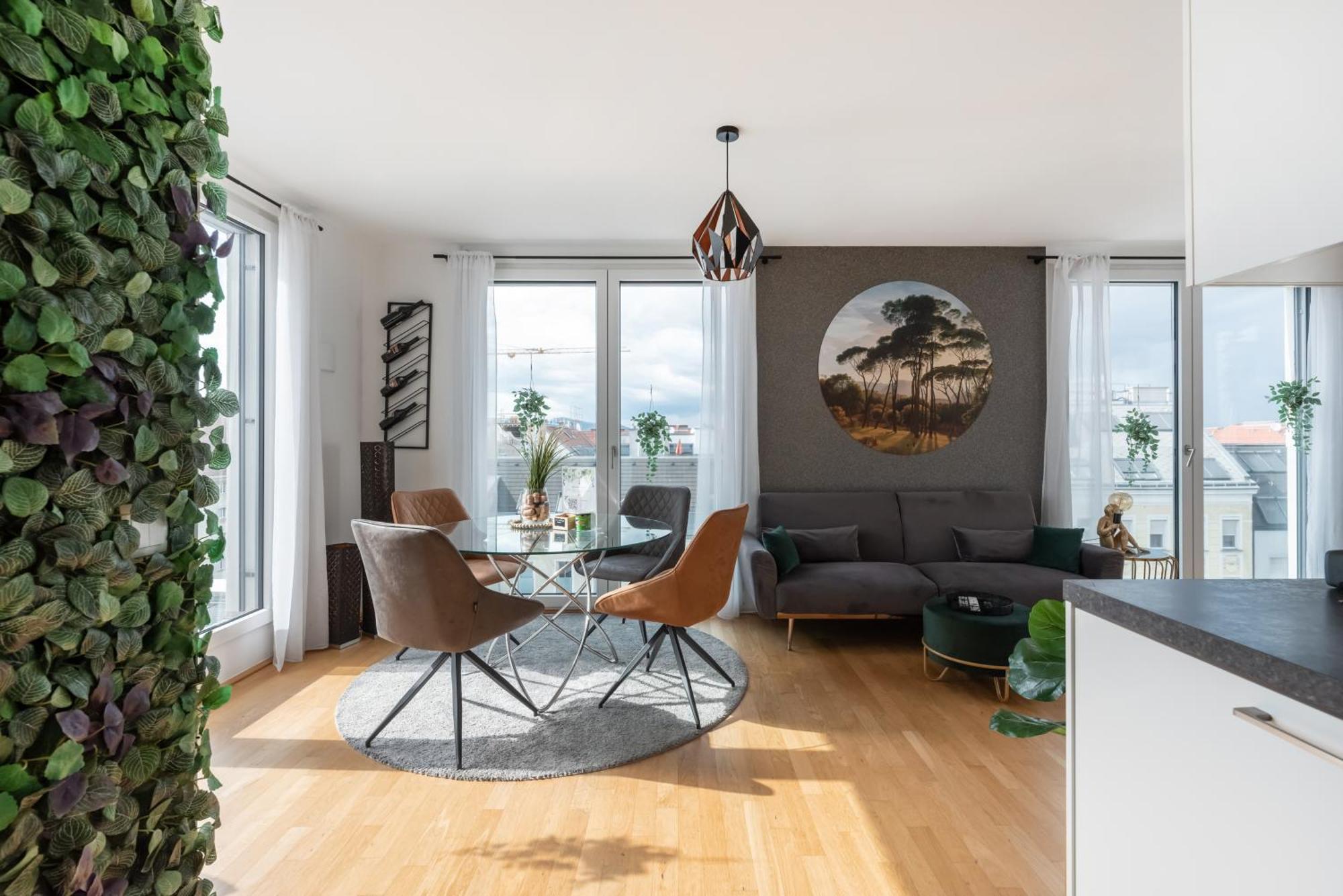 Apartment Mit Traumhafter Dachterrasse & Weitblick Wien Eksteriør bilde