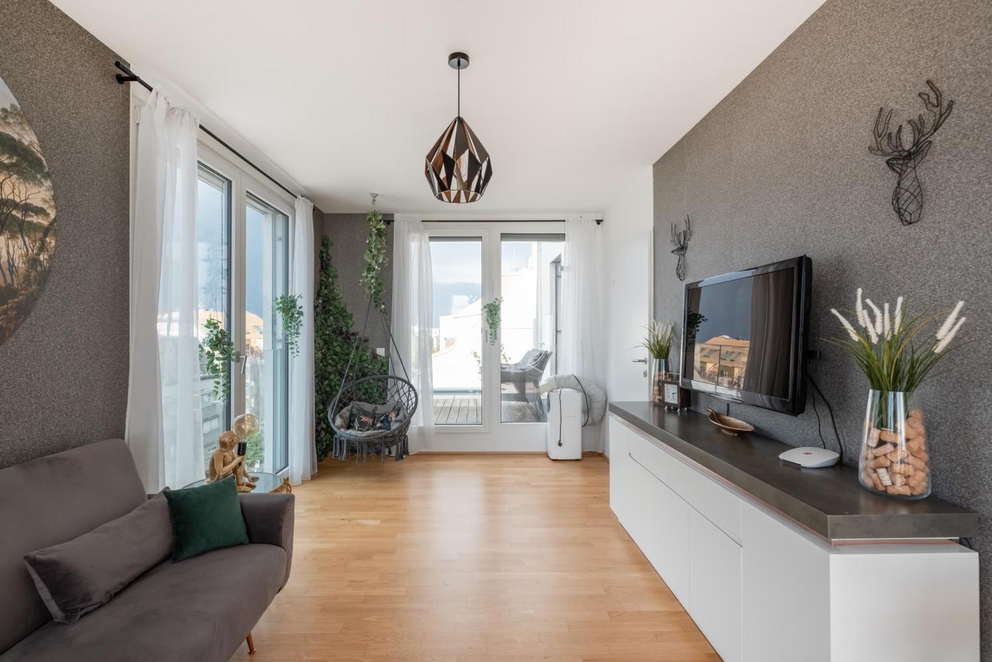 Apartment Mit Traumhafter Dachterrasse & Weitblick Wien Eksteriør bilde