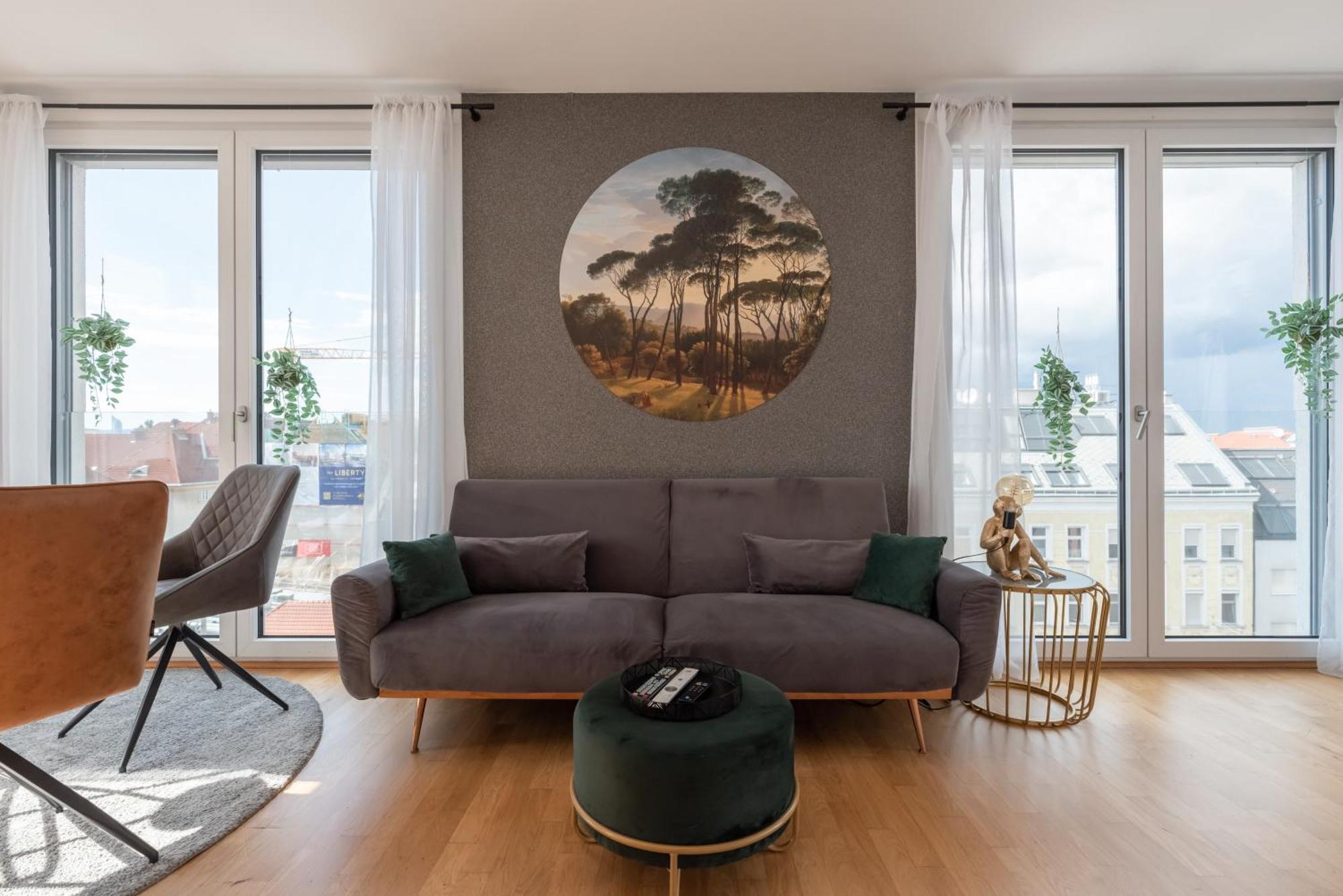 Apartment Mit Traumhafter Dachterrasse & Weitblick Wien Eksteriør bilde